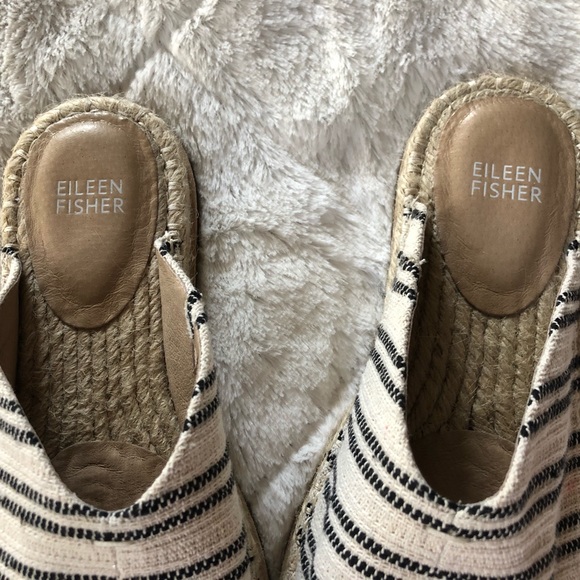 Eileen Fisher Milly Canvas Espadrille Sandals - Picture 3 of 7